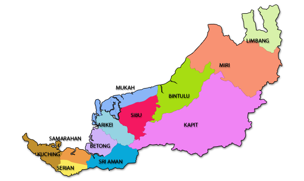 SARAWAK MAP